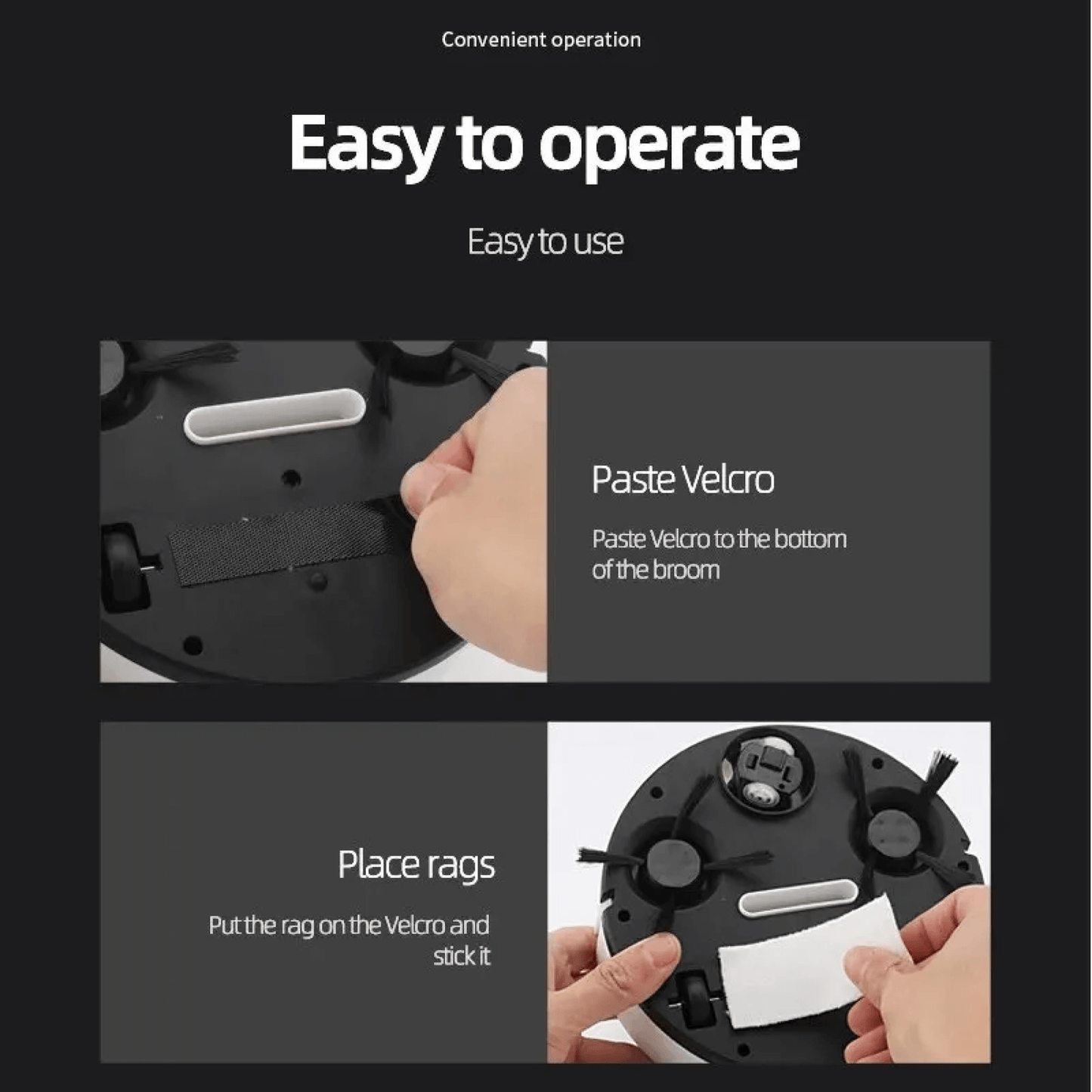 Wi-Fi Smart Robot Mop Vacuum Cleaner