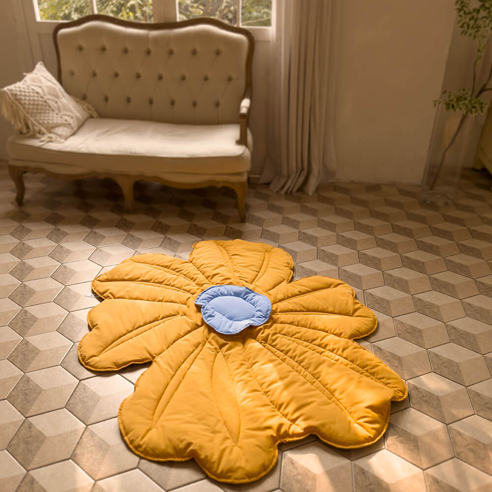 Large Floral Pet Throw Blanket