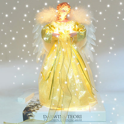 Sparkling Angel Christmas Tree Topper
