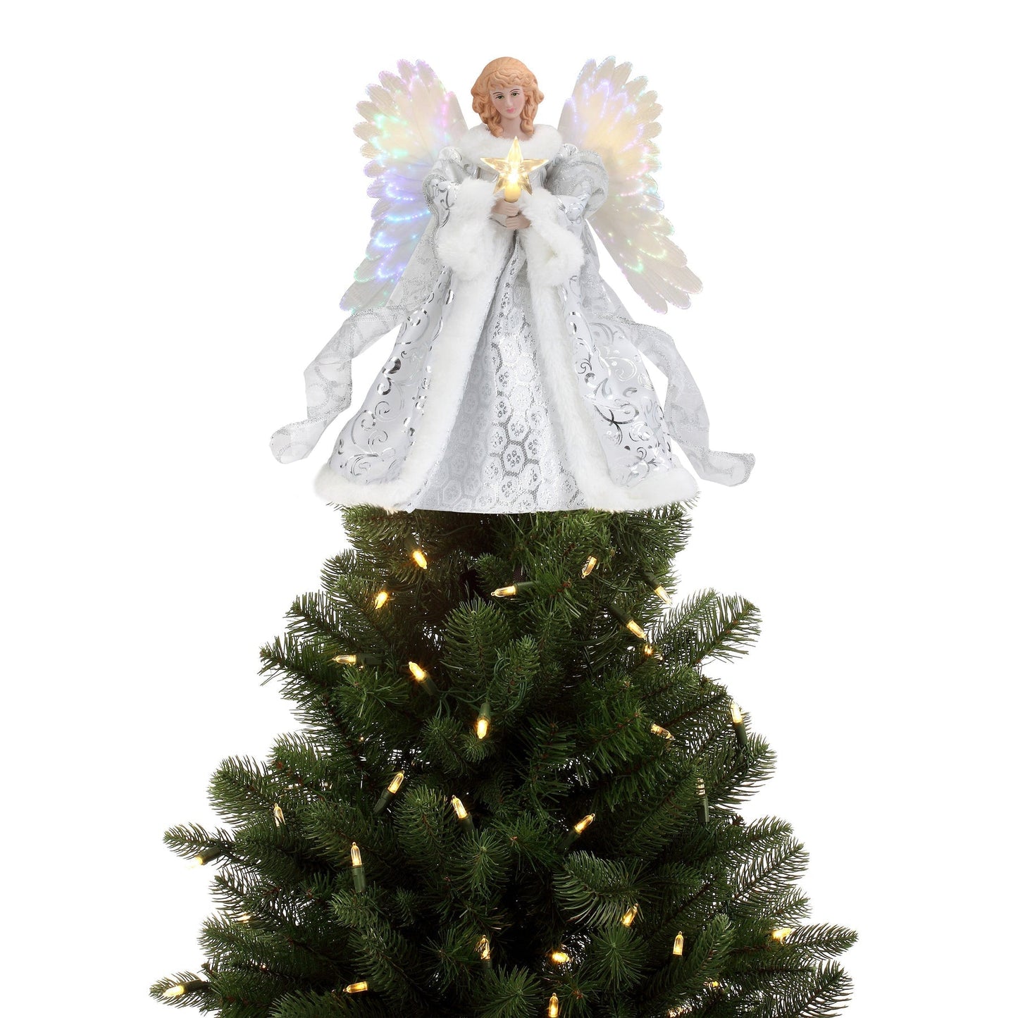 Sparkling Angel Christmas Tree Topper