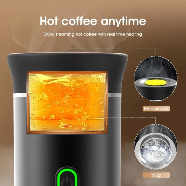 Compact 3-in-1 Coffee Maker with Pod and Ground Coffee