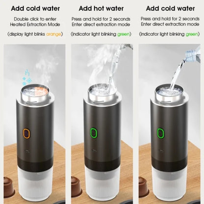 Compact 3-in-1 Coffee Maker with Pod and Ground Coffee