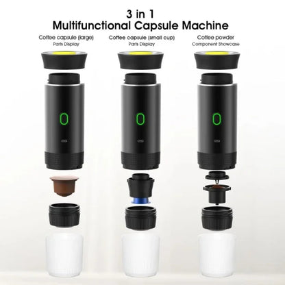 Compact 3-in-1 Coffee Maker with Pod and Ground Coffee