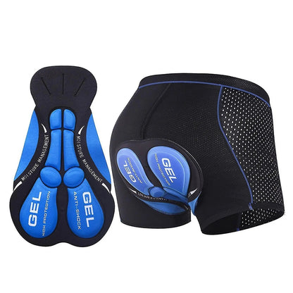 Cuissard de cyclisme rembourré avec assise en gel pour les longues distances