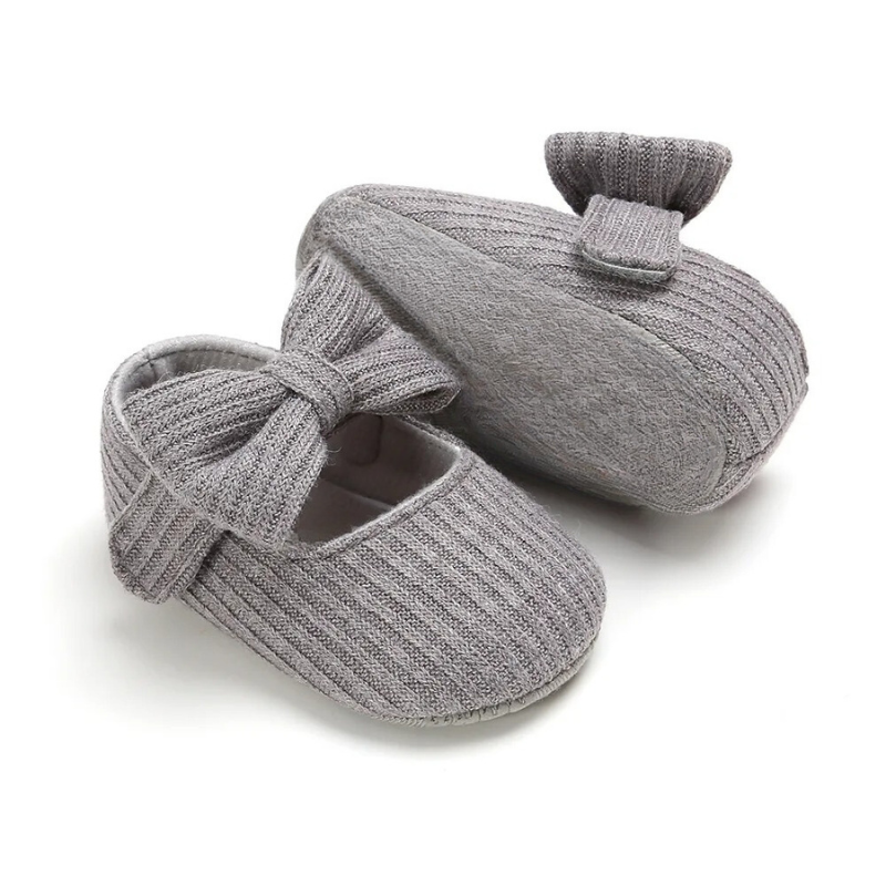 Chaussures premiers pas mignonnes à fleurs pour fille 