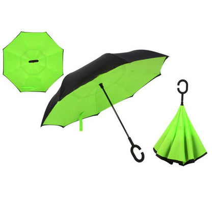 Parapluie compact automatique imperméable à retournement automatique