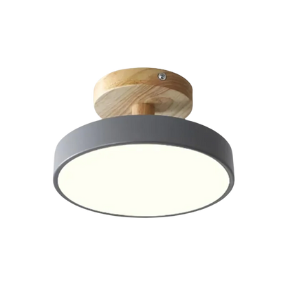 Plafonnier LED mince et contemporain