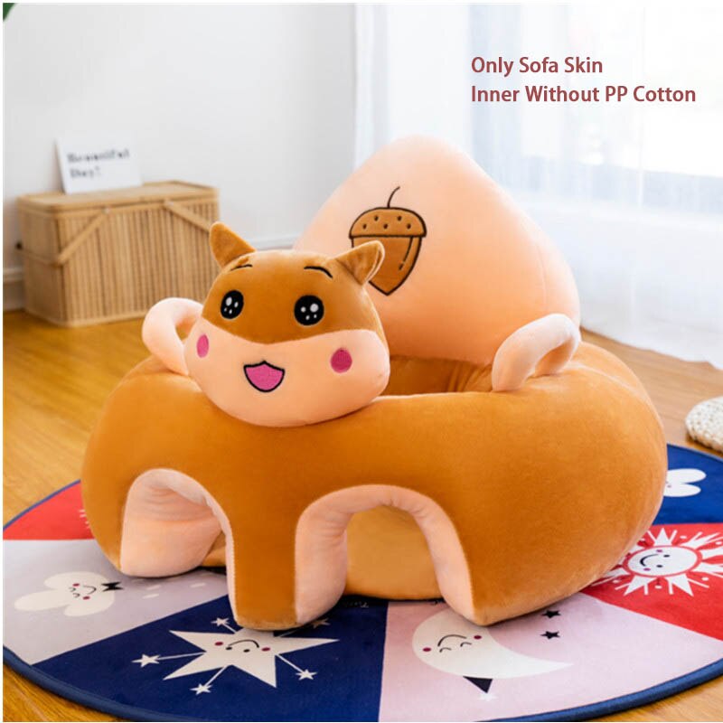 Chaise bébé confortable en peluche