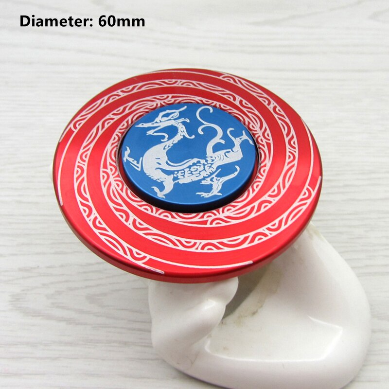 Spinner anti-stress unique en acier inoxydable
