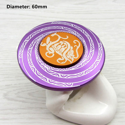 Spinner anti-stress unique en acier inoxydable