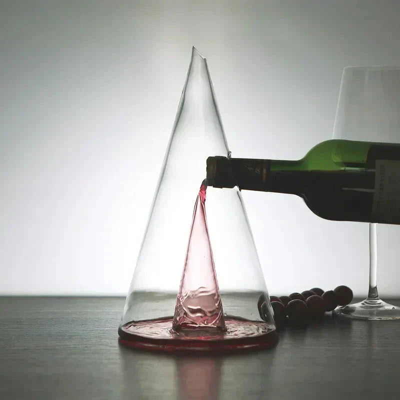 Elegant Glass Waterfall Pitcher - Halri