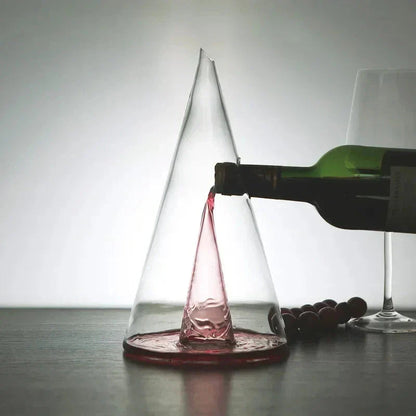 Elegant Glass Waterfall Pitcher - Halri