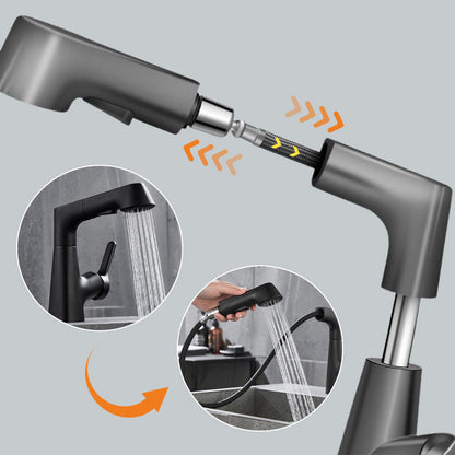 Stylish Kitchen Faucet With Pull-Out Spray Nozzle