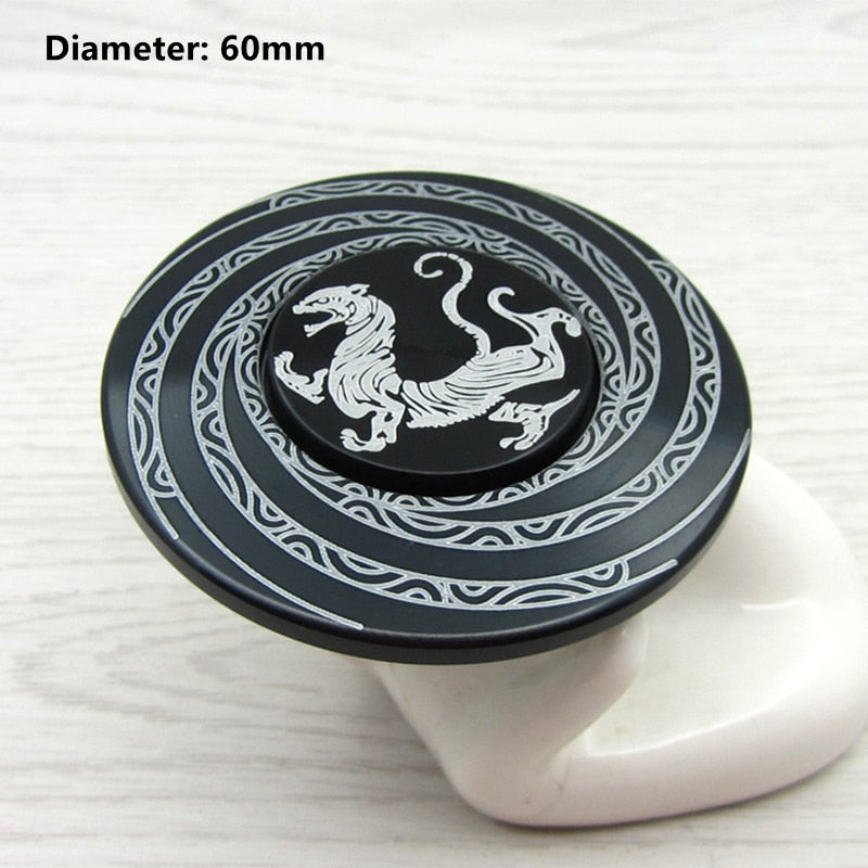 Spinner anti-stress unique en acier inoxydable