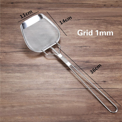 Premium Metal Frying Skimmer Spatula - Halri