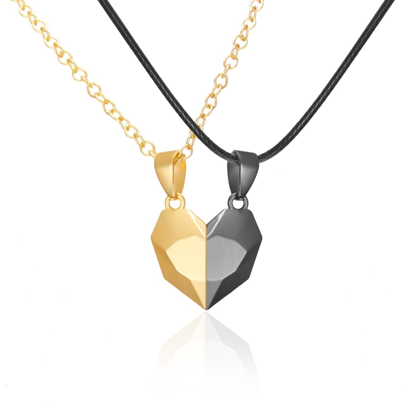 Romantic Magnet Love Couple Necklace - Halri