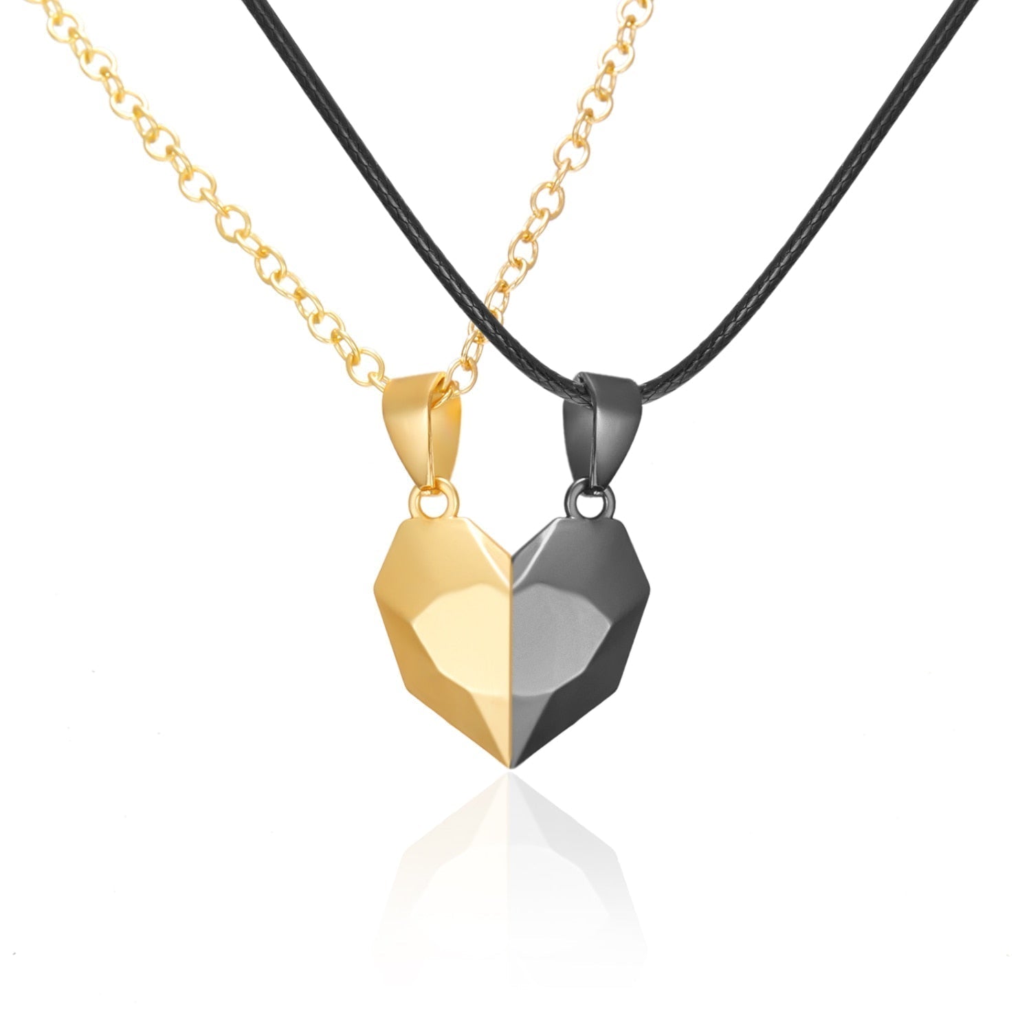 Romantic Magnet Love Couple Necklace - Halri