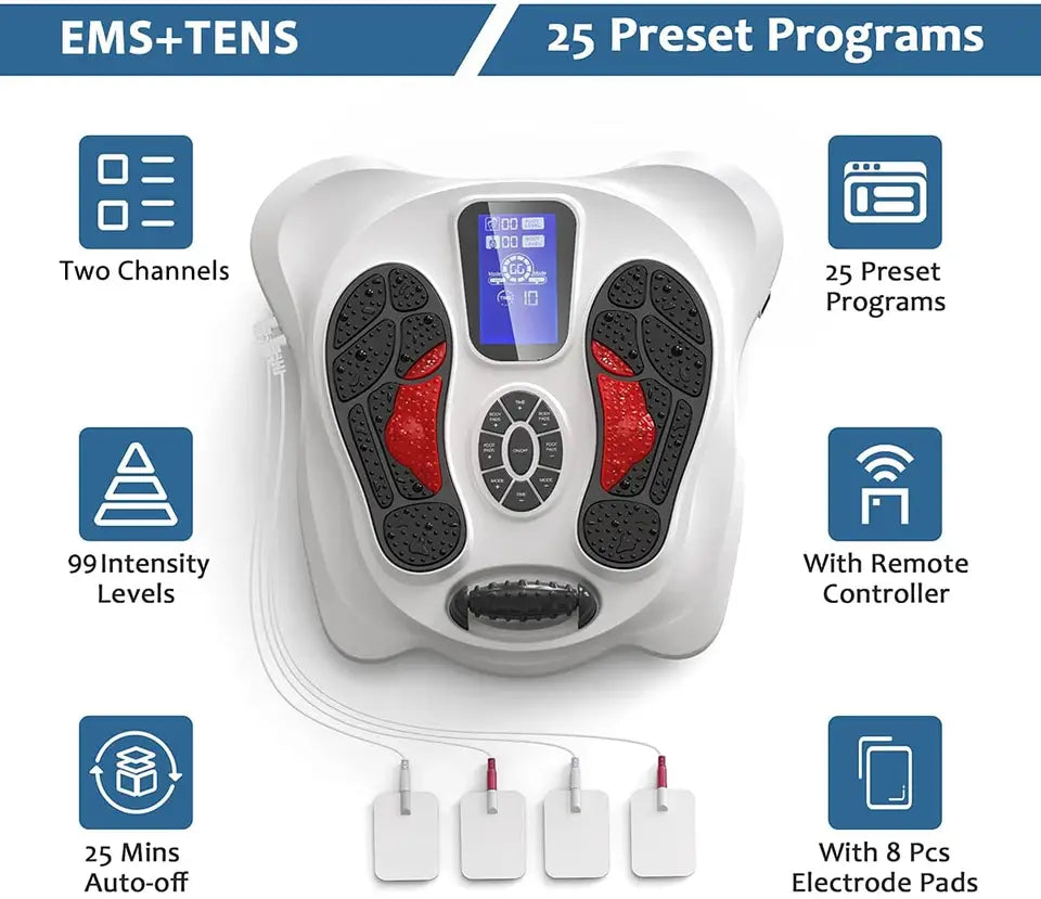 Relaxing Heat Therapy Foot Massager Device