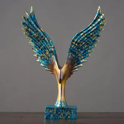 Figurine d'aigle exquise - Décoration d'intérieur haut de gamme