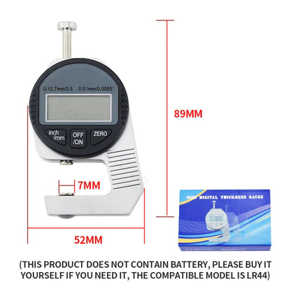 Accurate Digital Thickness Gauge Tool - Halri