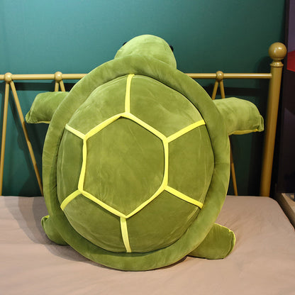 Coussin moelleux en forme de tortue marine mignonne