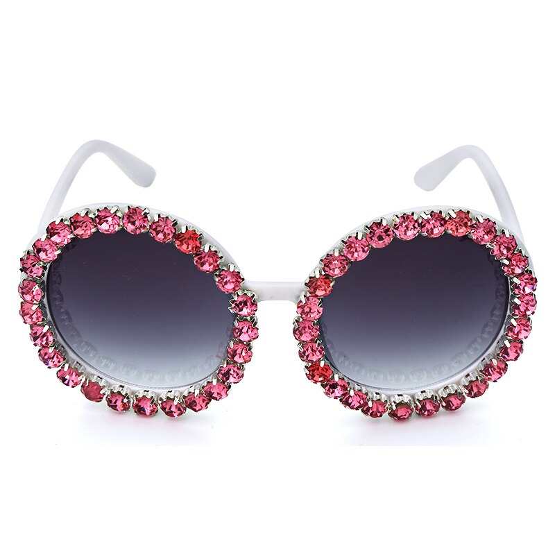 Lunettes de soleil rondes de créateur de mode