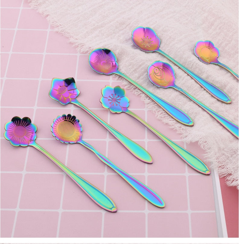 Halri | Service à thé 8 pièces en argent à motif floral