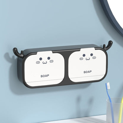 Porte-savon adorable en forme d'animaux de la forêt