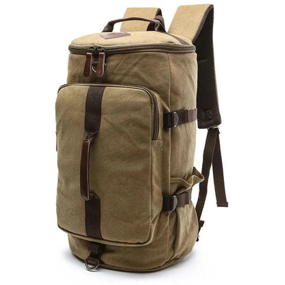 Sac de sport élégant en coton pour homme, idéal pour la salle de sport et les voyages.