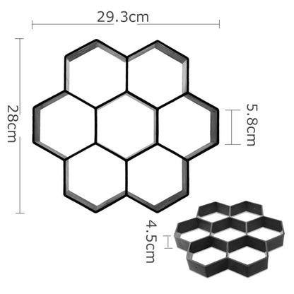 Kit de moules à pierres pour jardin créatif