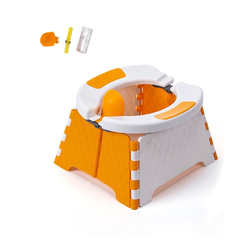 Siège de toilette de voyage compact pour l'apprentissage de la propreté