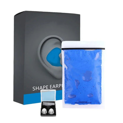 Comfortable Silicone Sleep Earplugs - Reusable Noise Reducing