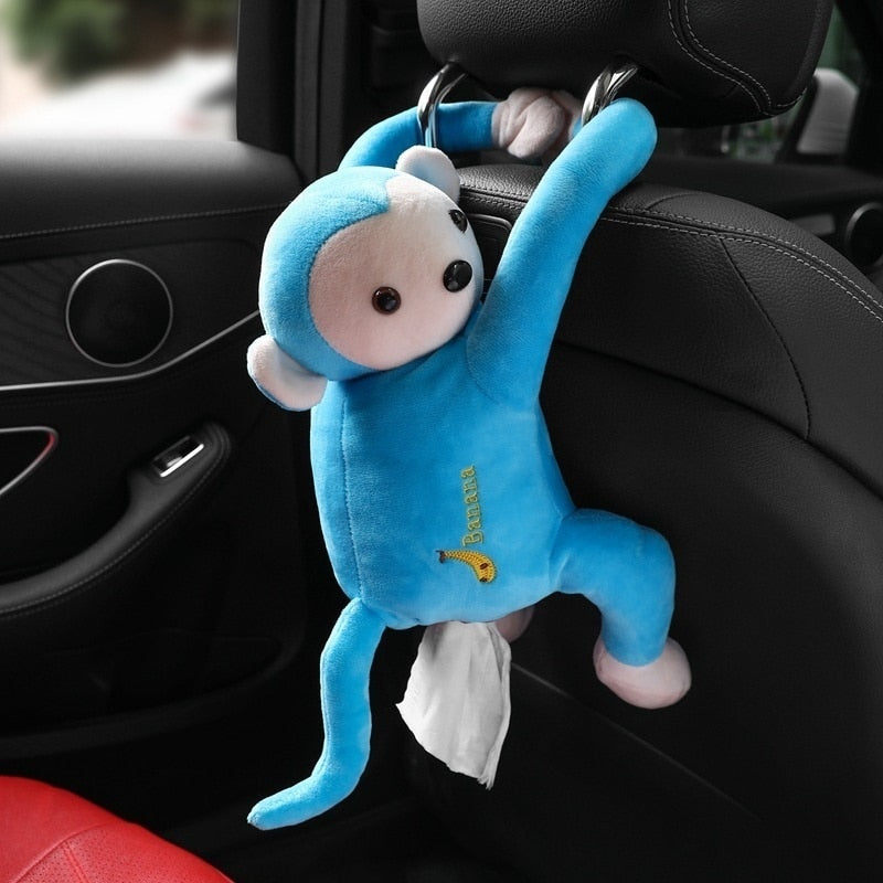 Porte-mouchoirs singe adorable