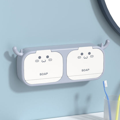 Porte-savon adorable en forme d'animaux de la forêt