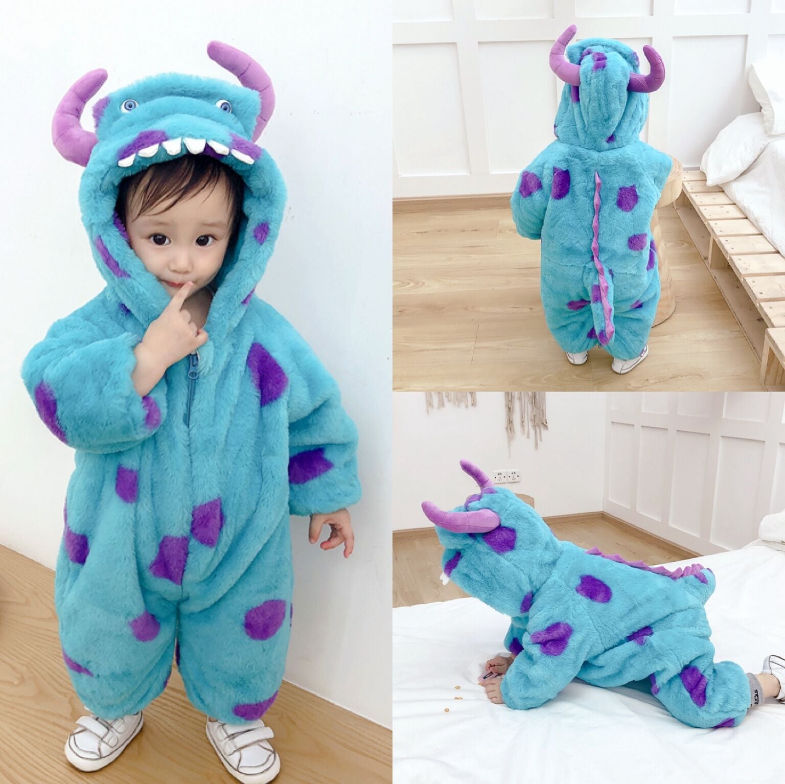 Adorable Plush Animal Onesie Costume for Baby - Halri