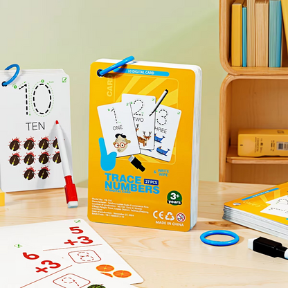 Cahier d'écriture de l'alphabet lavable pour enfants