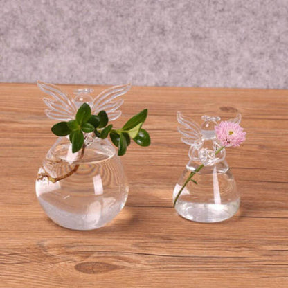Clear Elegant Glass Flower Vase - Halri