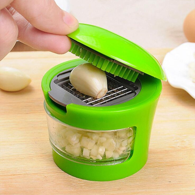 Easy Garlic Crusher with Built-in Tray - Halri