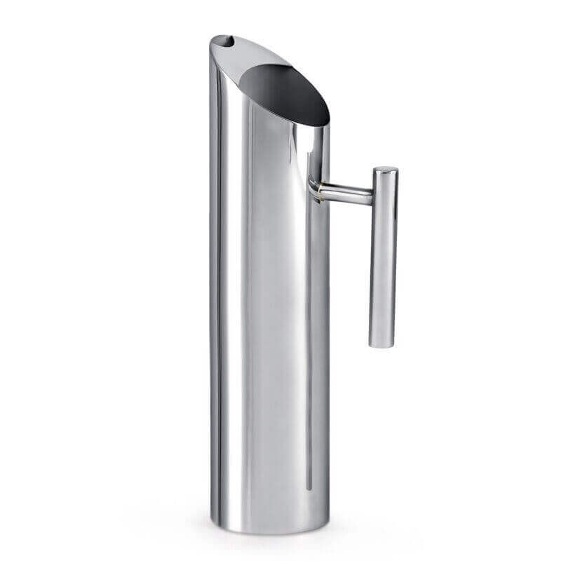 Modern Chrome Cold Water Pitchers, 3 Size Options - Halri