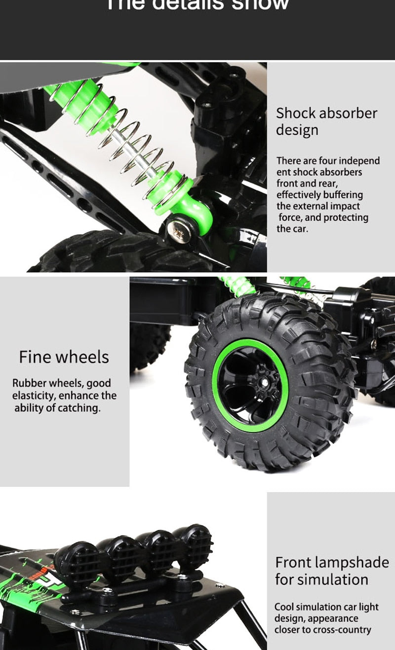 Tough Remote Control Truck with Heavy Duty Suspension