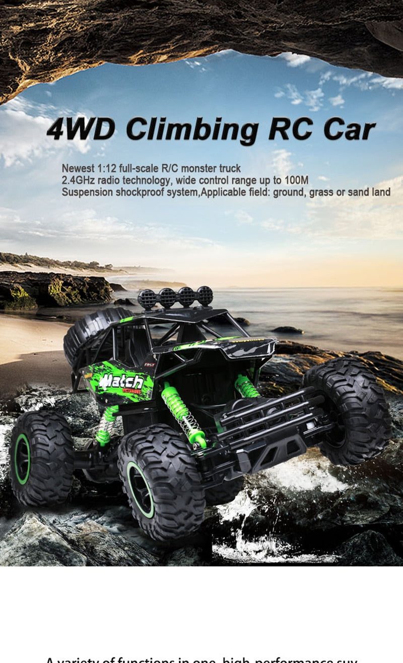 Tough Remote Control Truck with Heavy Duty Suspension