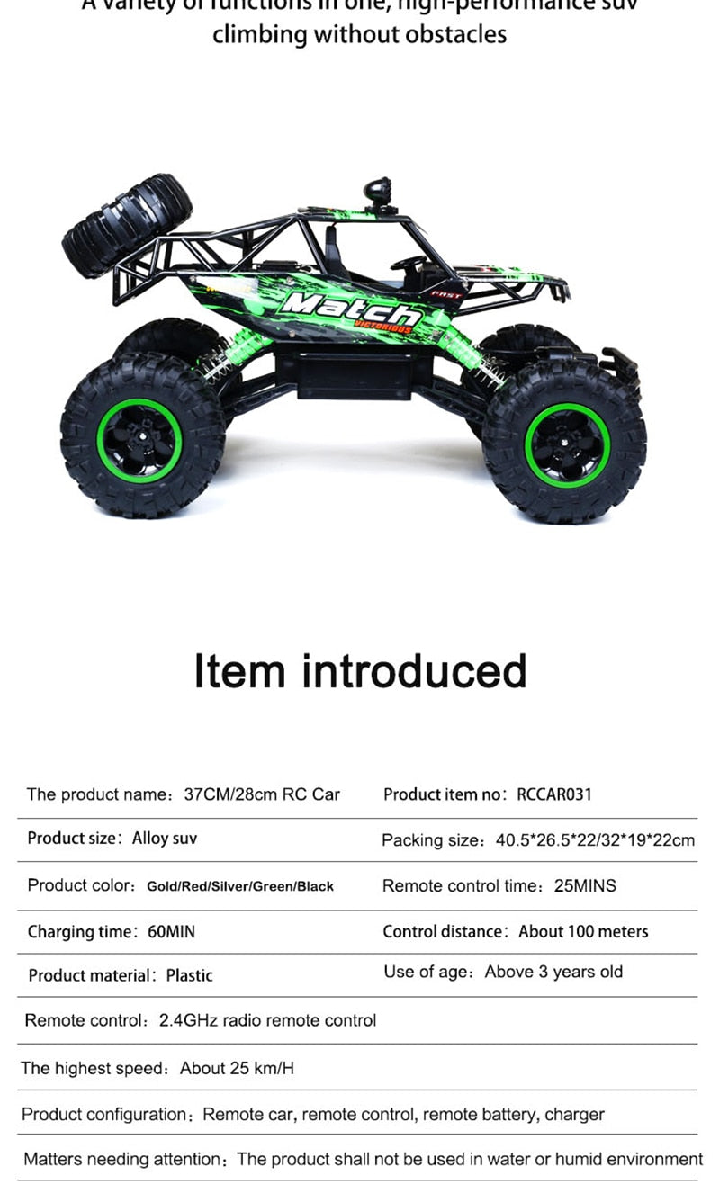 Tough Remote Control Truck with Heavy Duty Suspension