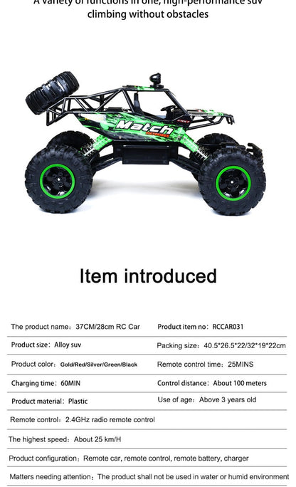 Tough Remote Control Truck with Heavy Duty Suspension