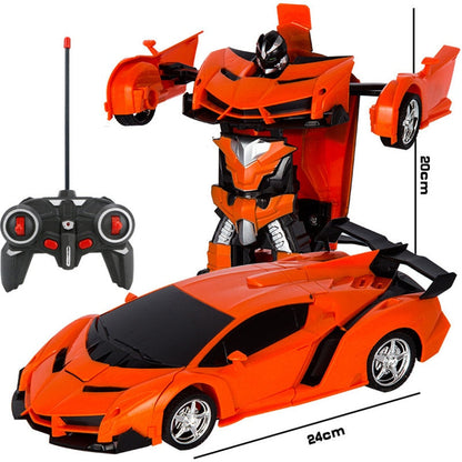 Voiture télécommandée transformable 2 en 1 à grande vitesse