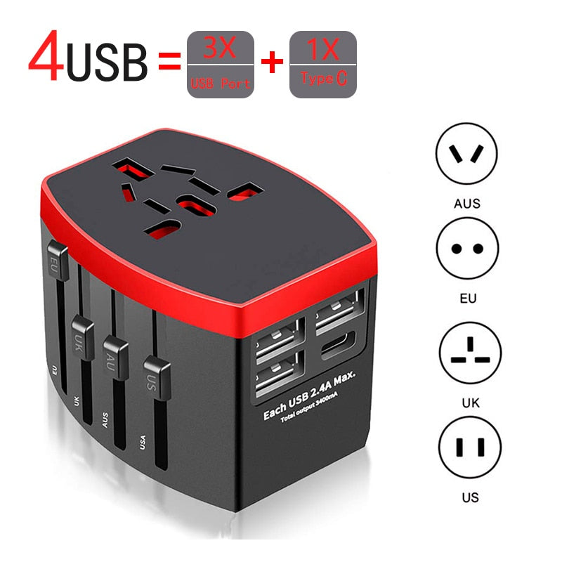 Global Travel Power Adapter Converter - Halri
