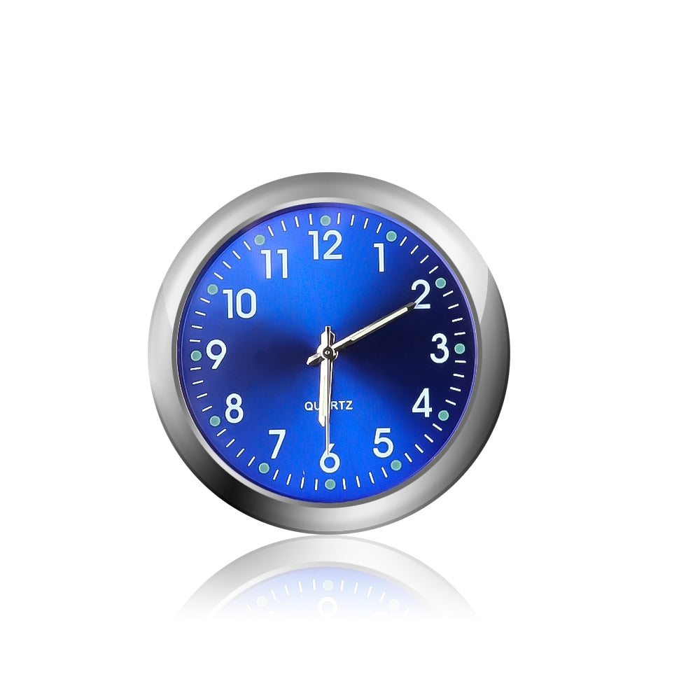 Horloge lumineuse adhésive pour tableau de bord de voiture