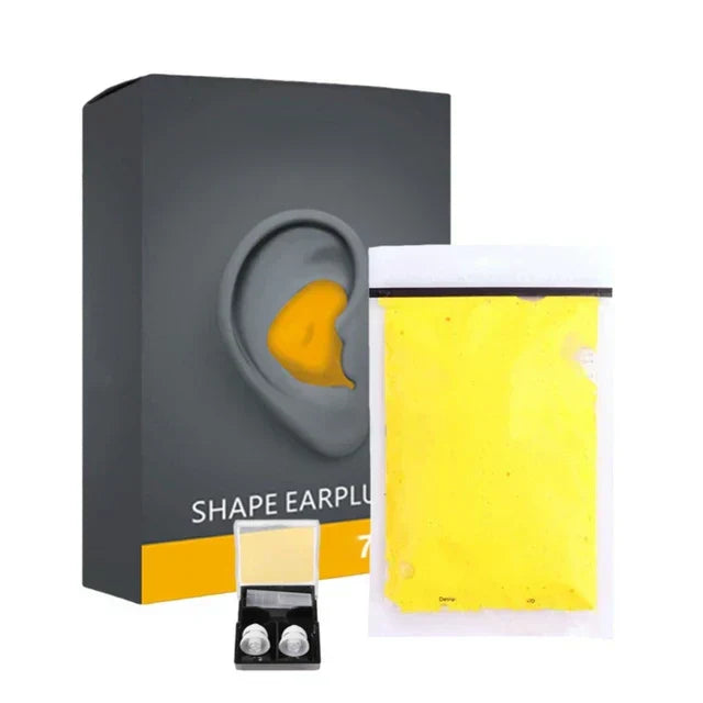 Comfortable Silicone Sleep Earplugs - Reusable Noise Reducing