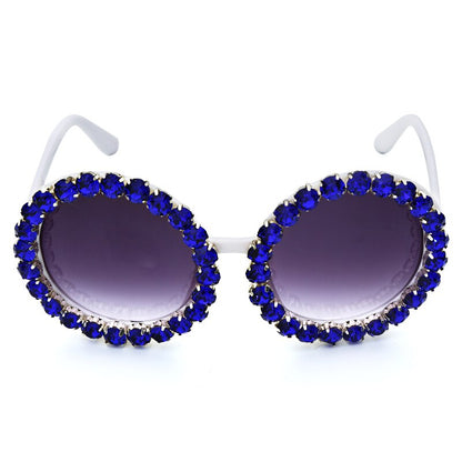 Lunettes de soleil rondes de créateur de mode