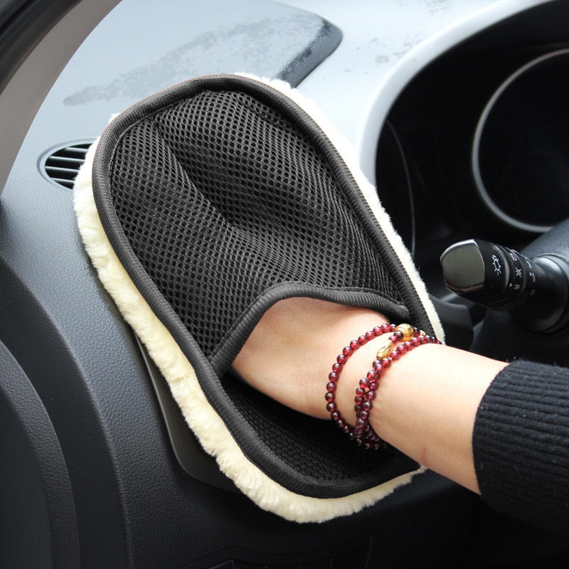 Microfiber Car Wash Cleaning Gloves - Halri