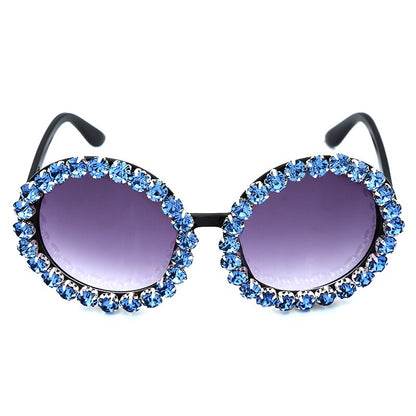 Lunettes de soleil rondes de créateur de mode